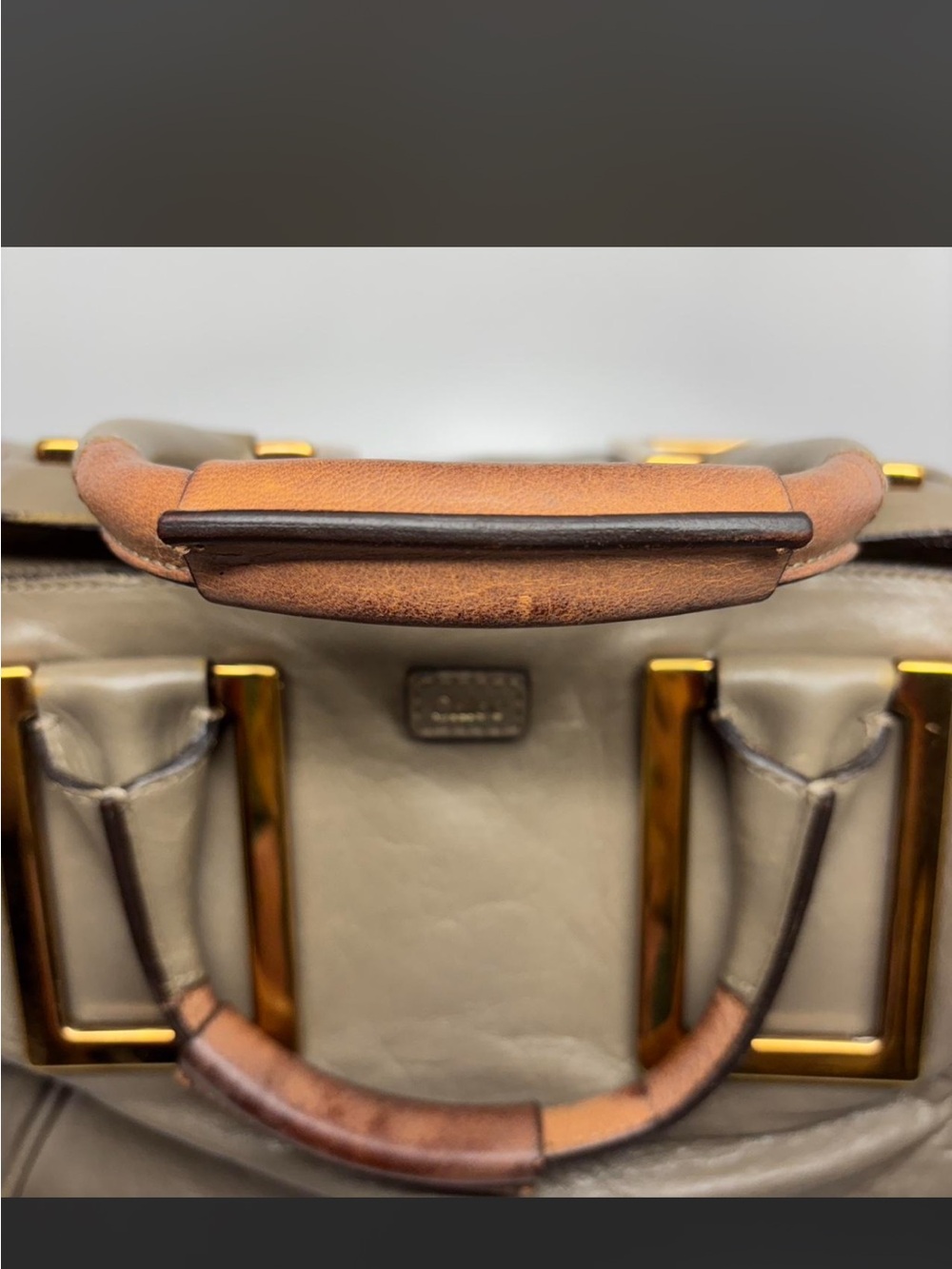 Chloe Ethel leather brown handbag